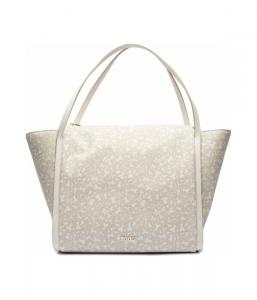 Сумка шоппер Tous Kaos mini lines с принтом, бежевый