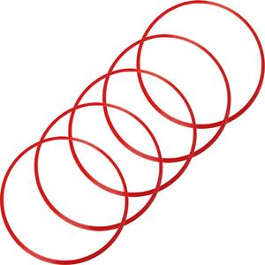 Координационные кольца Agility Sports, 48 ​​см, набор из 5 шт.