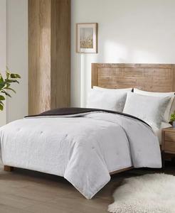 Sawyer из искусственного меха, 3 шт. Комплект одеял, полный/размер королевы Madison Park, слоновая кость/кремовый