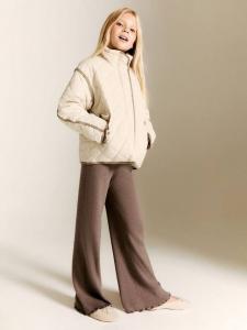 Детская куртка Paloma с стёганой отделкой Mango, Light Beige