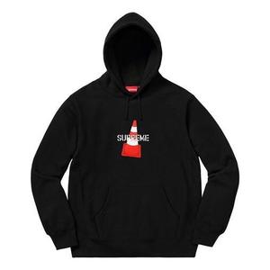 Толстовка fw19 week 1 cone hooded sweatshirt Supreme, черный
