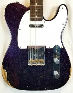 Fender Custom Shop 1960 Tele Relic, Time Machine, корпус из ясеня, гриф из палисандра AAA, магентовый блеск