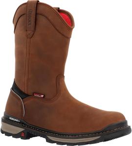 Мужские водонепроницаемые ботинки ROCKY Comp Toe, коричневый