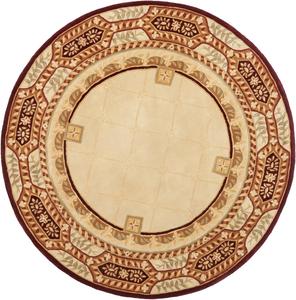 Ковер SAFAVIEH, 244 x 244 см, Naples Collection, Assorted, ручной работы из традиционной шерсти, идеален для помещений с высокой проходимостью в гостиной, спальне (NA705A)