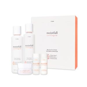 ETUDE Moistfull Collagen Skin Care 2-Item Special Set 21AD Limited Edition Super Deep Moisting Effect Facial Emulsion Toner Korean Skin Care Set