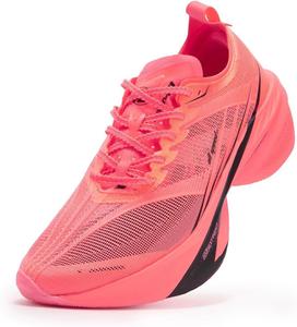 Мужские беговые кроссовки 361 Furious 2.0 с карбоновой подошвой для широкой стопы, легкие, дышащие, противоскользящие, для марафонов и повседневных тренировок, профессиональные мужские кроссовки 361°, 672432201-6 Begonia Powder