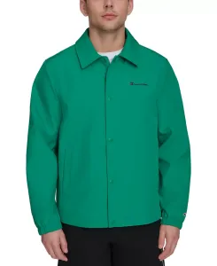 Мужская куртка Coach с логотипом Champion, зеленый