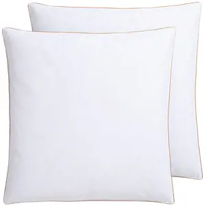 Перьевая подушка RIBECO "Подушка Ричард, подушка с пухом, размером 40х80 или 80х80 см", наполнитель: 90% перо % 10% пух, чехол: хлопок, (2 штуки), RIBECO впечатляет качеством уже 105 лет, белый