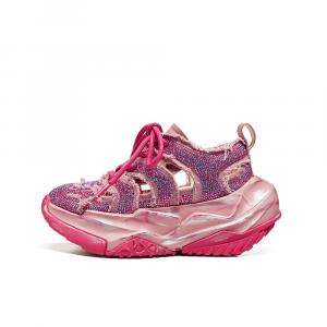 Женские кроссовки Arknights Series Starlight Breathable, увеличивающие рост, с низким верхом и массивным верхом XMZY, Starlight Pink