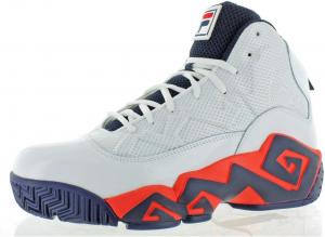 Мужские баскетбольные кроссовки Fila MB Jamal Mashburn Retro, белый/синий