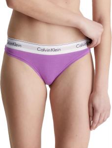 Современные женские хлопковые стринги Calvin Klein, Iris Orchid