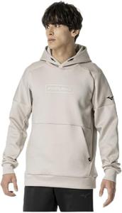 Эластичная толстовка-парка с капюшоном, модель 32MCA561, унисекс, для взрослых Mizuno, бежевый