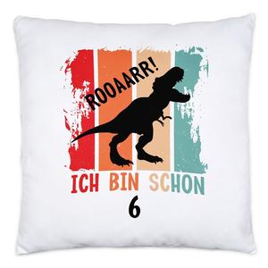 Roooaarr I Am 6 подушек, включая наполнитель динозавра Dino T-Rex, идея подарка ребенку на день рождения Hey!Print