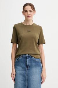 Хлопковая футболка G-Star, зеленый