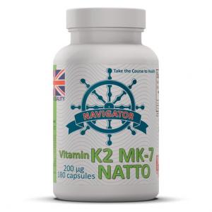 Витамин К2 МК-7 200 мкг VEGE 180 капсул, Navigator