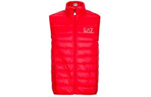 EA7 Пуховая жилетка мужская красная EMPORIO ARMANI