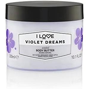 Ароматическое масло для тела Violet Dreams с маслом ши и кокосовым маслом 300мл, I Love