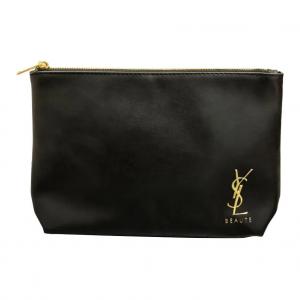 SAINT LAURENT Минималистичная простая классическая черная косметичка портативная