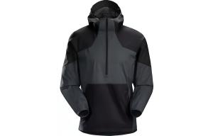 Arcteryx Куртка ветрозащитная мужская унисекс серая желтая, Black Gray