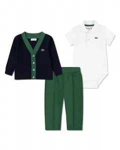 Набор из 3 предметов Mon Premier для мальчика Lacoste, белый