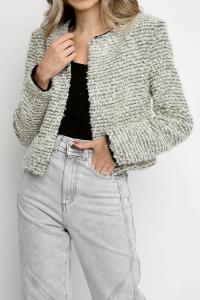 Укороченная куртка Ledisi с длинными рукавами в черно-белом цвете Iro, черно-белый