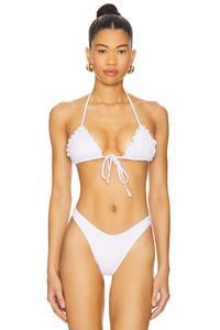 Бикини-топ с люверсами Tidal от Frankies Bikinis, spring cloud
