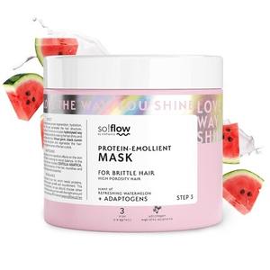 Маска для волос So!Flow для регенерации пористости с экстрактом центеллы азиатской — восстанавливает повреждения, делая волосы роскошными и эластичными