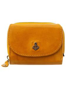Harbour 2nd SL.14503 Маленький кожаный кошелек Maeve в виде карточного футляра, вертикальный формат, горчичного цвета