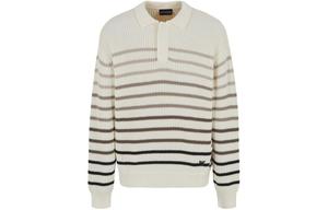 EMPORIO ARMANI SS24 Вязаный свитер мужской ecru