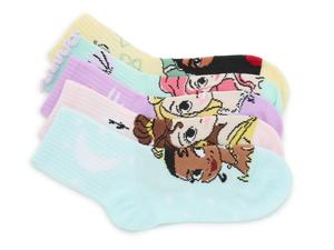 Носки High Point Design Disney Princess Kids' Mid Crew Socks - 5 Pack, мультиколор