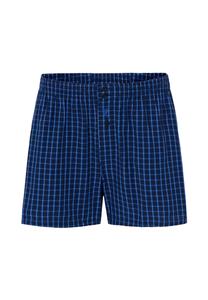 Мужские боксеры из классического поплина в клетку из хлопка El Búho NOCTURNO, синий