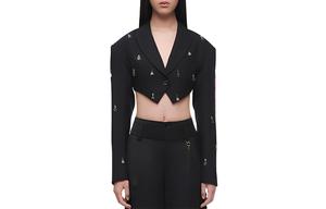 Feng Chen Wang Женский деловой костюм черный, Black