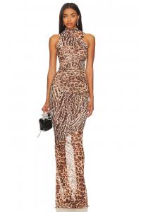 Платье Ronnie Ser.O.Ya, tan leopard