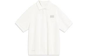 Рубашка поло CF унисекс молочно-белая Lining, слоновая кость