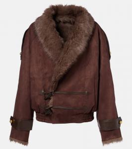 Двусторонняя куртка из искусственного меха Xu Zhi, Brown