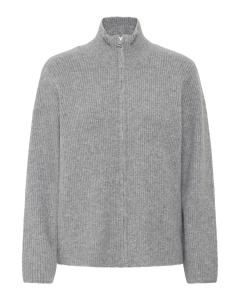 ICHI Кардиган 'IHDUCIE' вязаный, серый