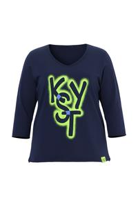 LAURASØN Лонгслив в морском синем цвете