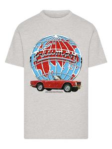 Футболка British Motor Heritage Triumph Sports Car 1970 в серых крапинках F4NT4STIC