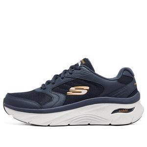 Кроссовки arch fit dlux 'navy orange' Skechers, синий