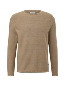 Вязаный свитер в цвете 8235_песочный QS