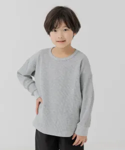 Футболка с длинными рукавами вафельной расцветки Chil2, цвет Gray