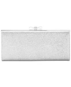 Клатч Carolyn Glitter I.N.C. International Concepts, серебряный