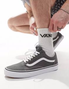 Кроссовки Old Skool оловянно-серого цвета Vans