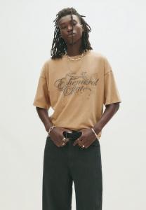 Футболка PULL&BEAR EPHEMERAL STATE GRAPHIC, Ochre