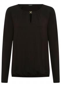LAURA SCOTT Лонгслив в черном цвете
