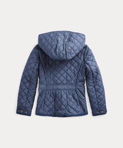 Стеганая водоотталкивающая куртка от ожогов (для девочек, 7-16 лет) Polo Ralph Lauren, цвет 410 Navy