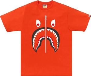 Футболка BAPE Mad Shark 'Orange', оранжевый