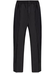 AMI Paris прямые шерстяные брюки, черный