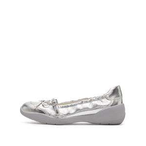Staccato Женские туфли флэт Мэри Джейн в серебристом цвете, цвет Technology Silver