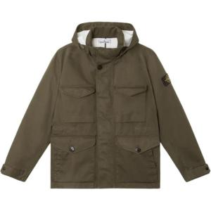 STONE ISLAND Куртка с капюшоном и компас-нашивкой, Army Green